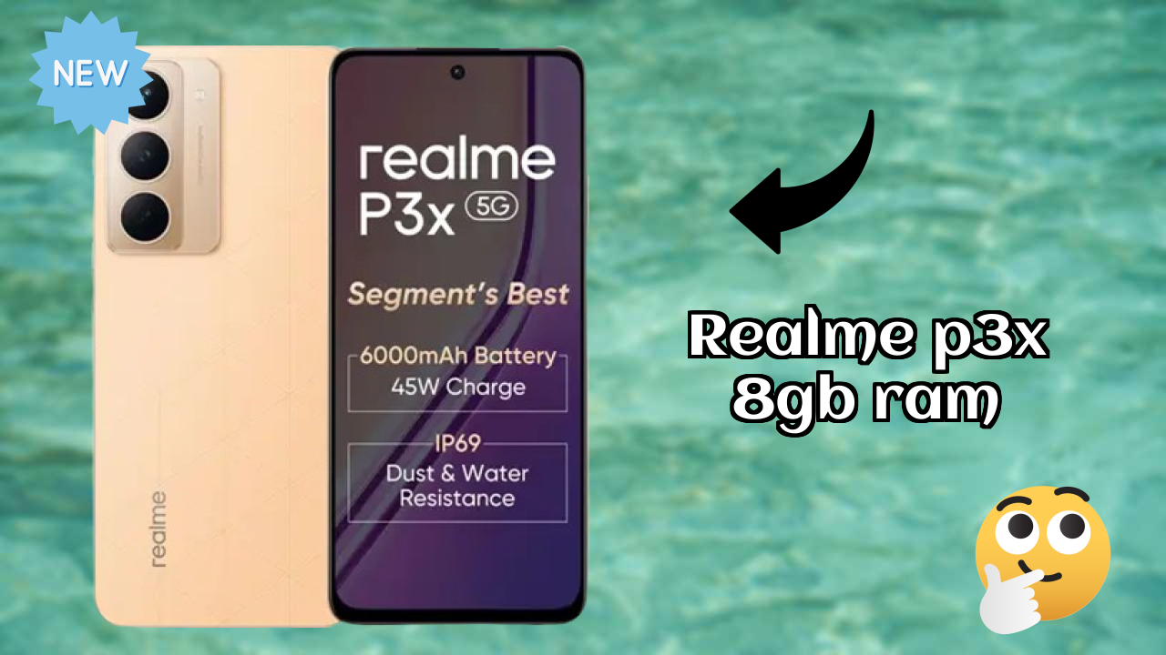 Realme P3x 8GB RAM Camera Quality: 8 MP Front Camera Selfie