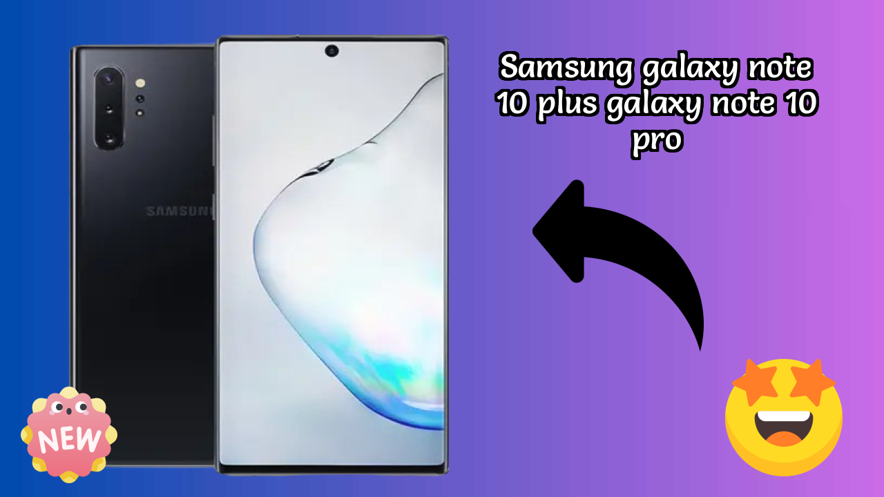 Samsung Galaxy Note 10 Plus (Galaxy Note 10 Pro) Display Technology: 6.8 Inches (17.27 Cm) Screen